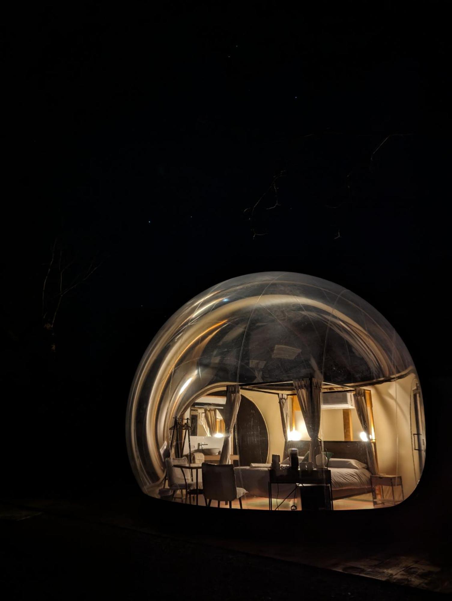 Horizonte Bubble Rooms Cortegana Esterno foto