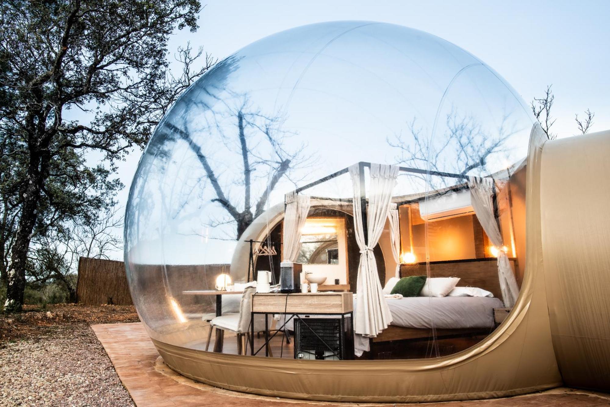 Horizonte Bubble Rooms Cortegana Esterno foto